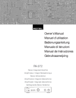 Rotel-RA-972 - Owners manual 